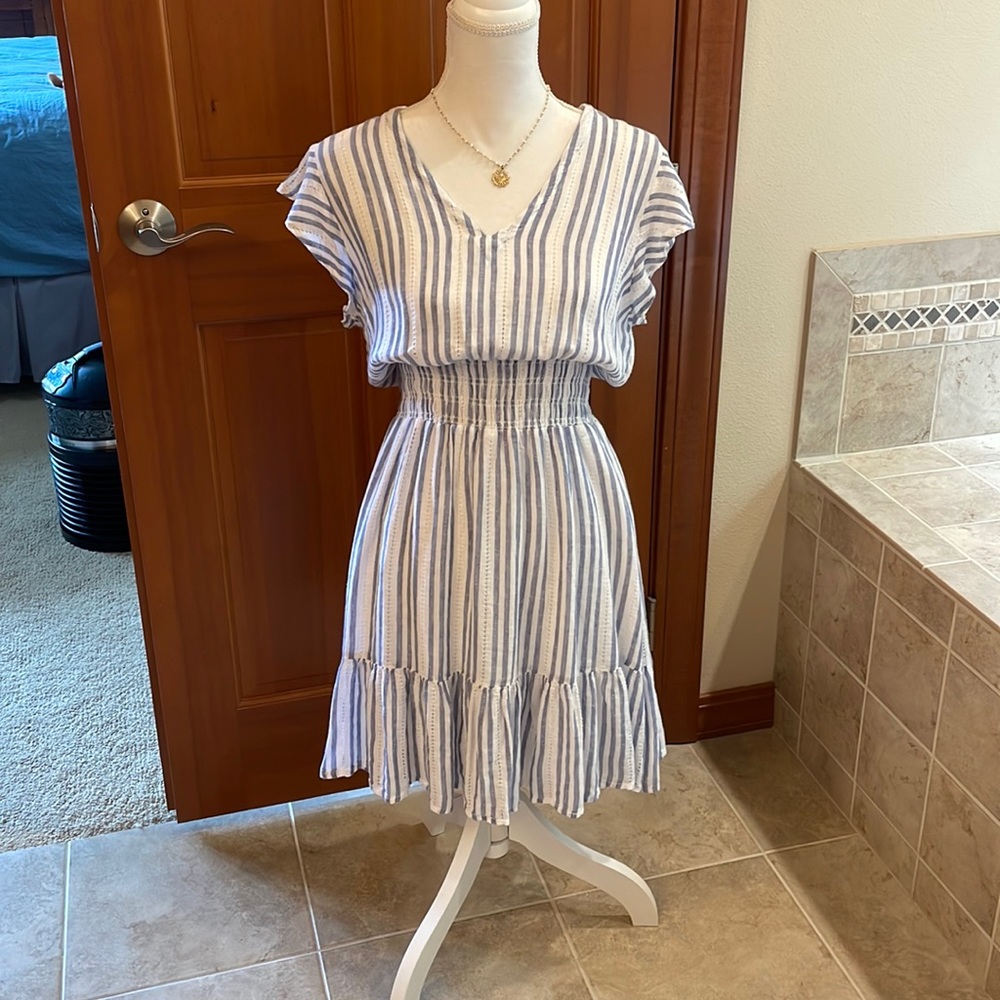 Rails linen dress